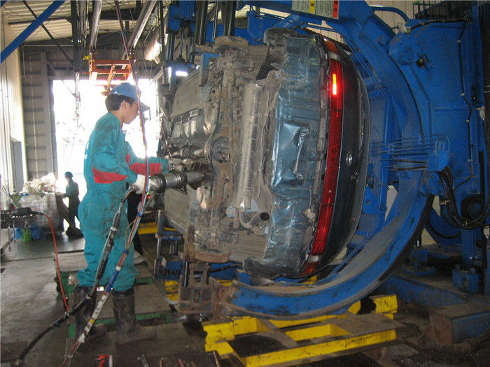 Customized Auto Dismantling Equipment , 20Mpa Vehicle Roller Platform