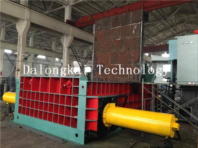 135 Kw Motor Hydraulic Baling Press Machine Cuboid Block Scrap <d>Meta</d>l