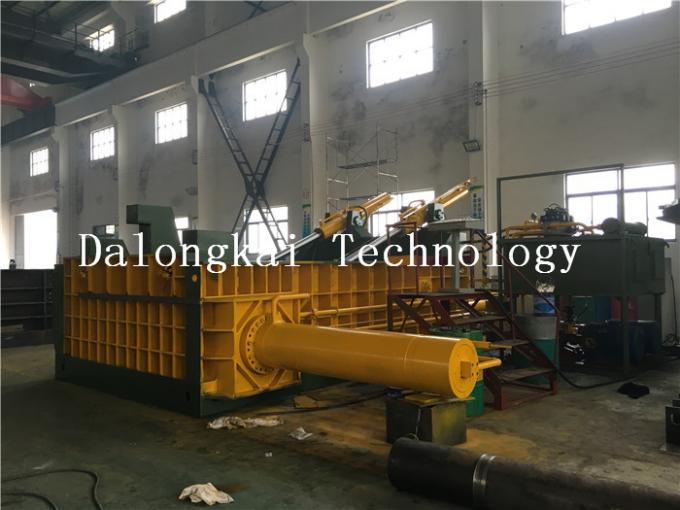 135 Kw Motor Hydraulic Baling Press Machine Cuboid Block Scrap <d>Meta</d>l