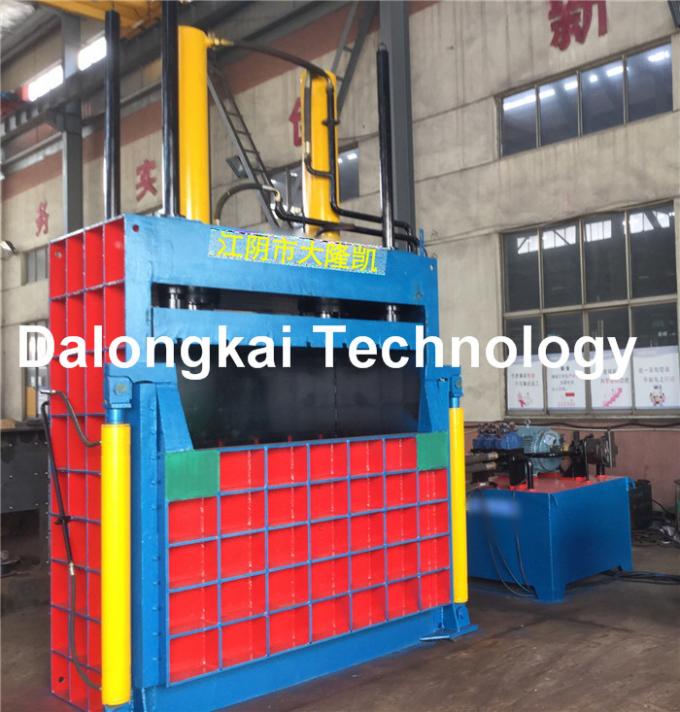 Larger Density 160 Tons Vertical Baler Machine / Industrial Cardboard Baler