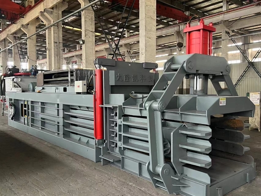 Automatic Strapping Hydraulic Baling Press Machine For PET Bottle