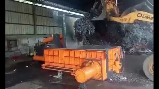 Y81F-160 Hydraulic Compactor Machine with 22 Kw Motor and 400x400mm Bale Size for Scrap Copper Recycling