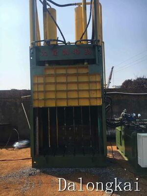 Industrial Automatic Horizontal Paper Baler Machine with 100 Ton Compression Force PLC Control and Auto-Eject Conveyor System