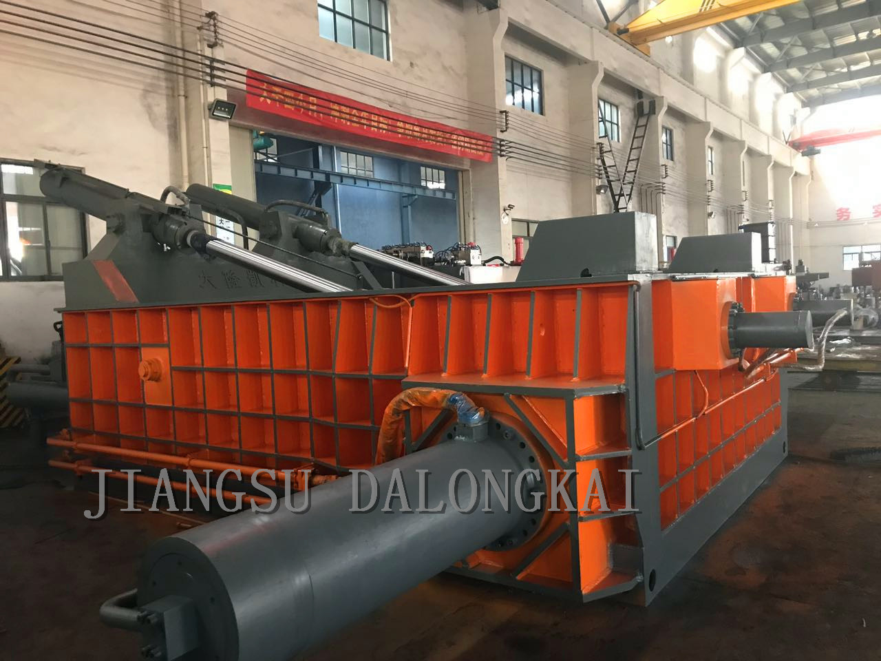 Portable Scrap Baler Machine / Baling Press Machine 315 Tons Force ...