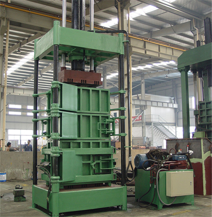 2.2Kw Cardboard Paper Baler Machine / Cardboard Compactor Baler With