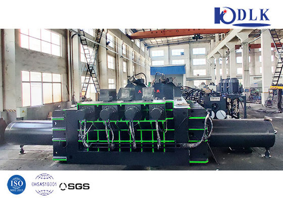 Heavy Duty Scrap Baler Machine With Pressure Force 10000 KN And PLC Control