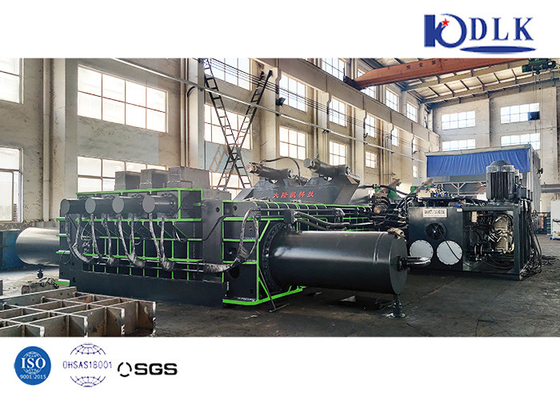 Heavy Duty Scrap Baler Machine With Pressure Force 10000 KN And PLC Control