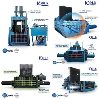PLC Automatic High Density Hydraulic Scrap Metal Baler Machine 250Ton with CE Certification