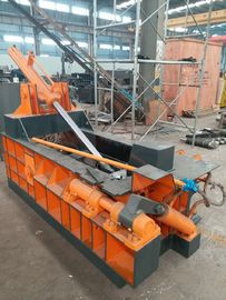 125 Tons Baling Force Electronic Control Discharging Scrap Metal Press Machine