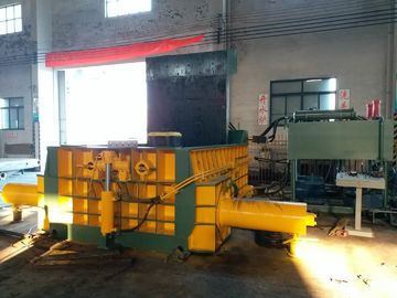 60kw Hydraulic Metal Baler 250 Tons Double Main Cylinder Plc Control Operation