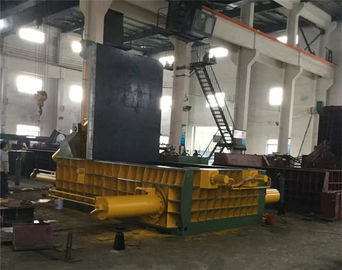 315 Cylinder Hydraulic Scrap Baling Press 315 Tons Baling Force Cuboid Block