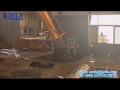 Double Master Cylinder Scrap Baler Machine With Water/Air Cooling Customized